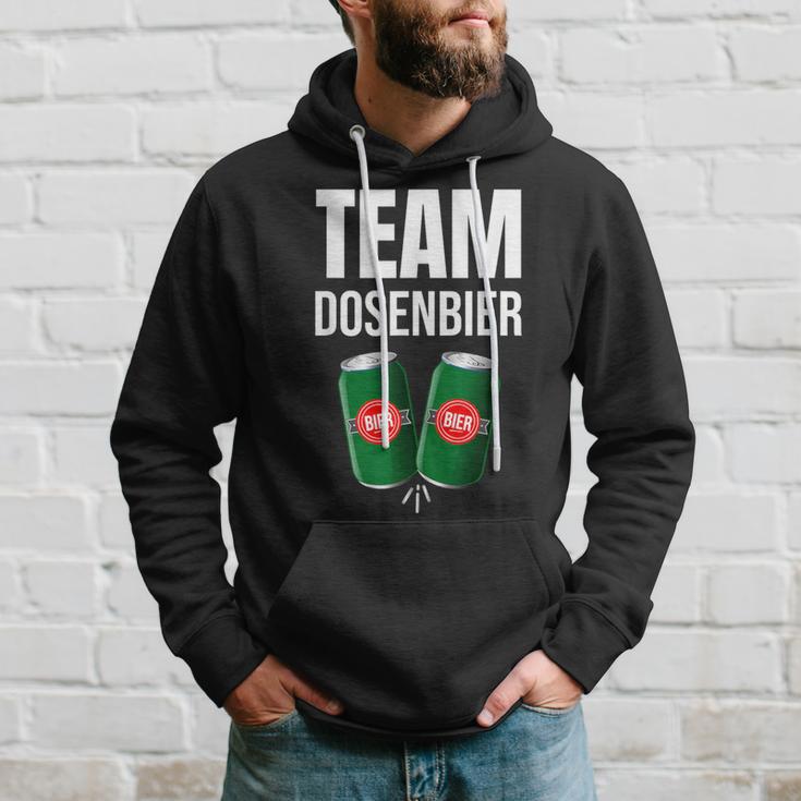 Saufn Saufnn Junggesellenabschied Frau Mann Team Dosenbier Hoodie Geschenke für Ihn