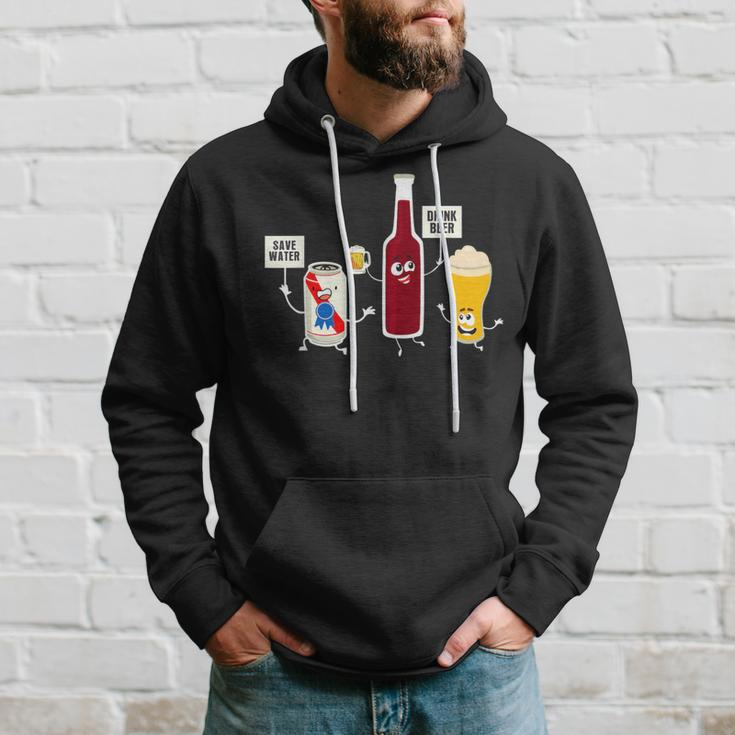 Save Water Drink Beer Drinking Oktoberfest Alcohol Hoodie Gifts for Him