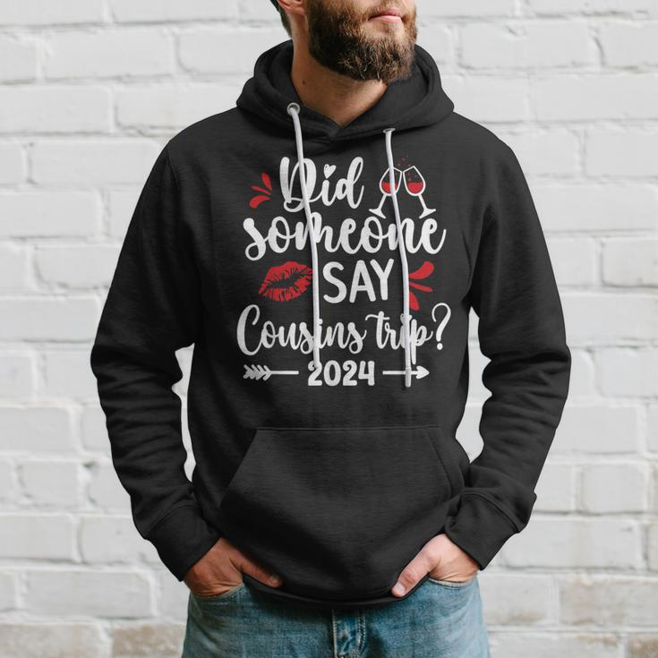 Say Cousins Trip 2024 Vacation Travel Cousins Weekend Hoodie Gifts for Him