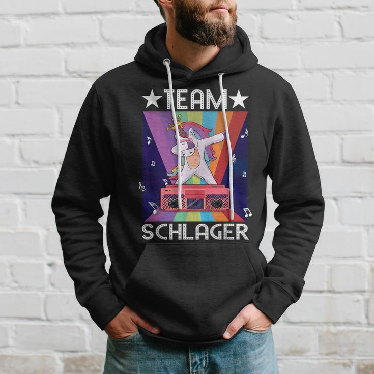 Schlagerparty Folk Music Costume Unicorn Music Team Schlager S Hoodie Geschenke für Ihn