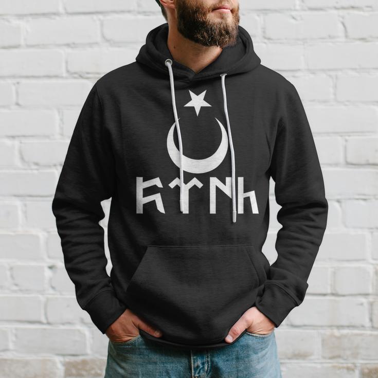 Schlichtes Göktürk Alttürkische Schrift Hoodie Geschenke für Ihn