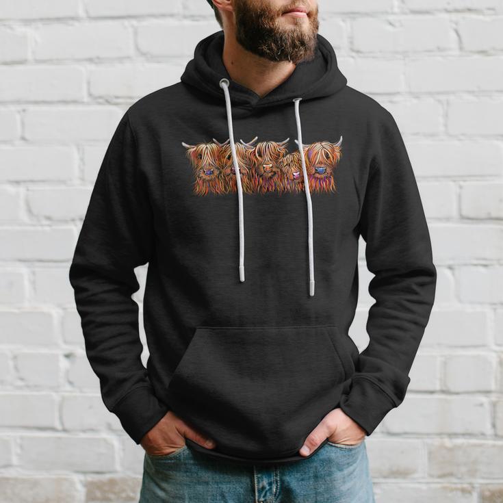 Scottish Highland Cows ' The Hairy Bunch Of Coos ' Hoodie Gifts for Him