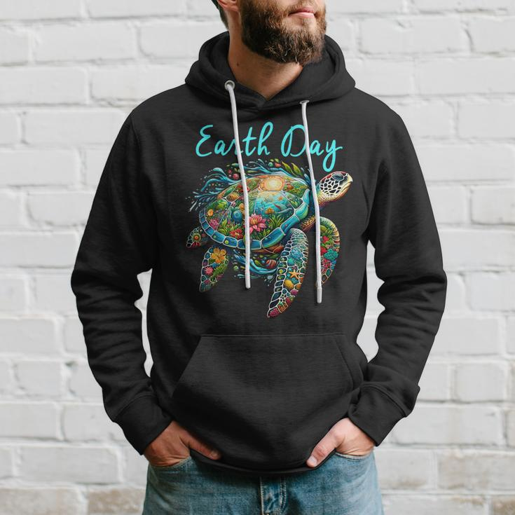 Sea Turtle Earth Day Save The Earth Hoodie Gifts for Him