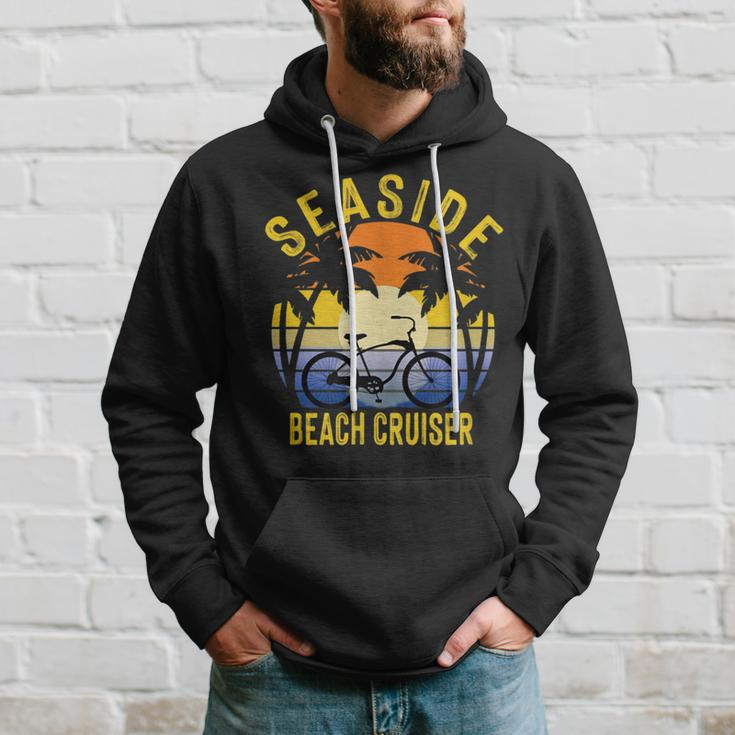 Seaside Beach Cruiser California Surf Skate Beach Lifestyle Hoodie Gifts for Him