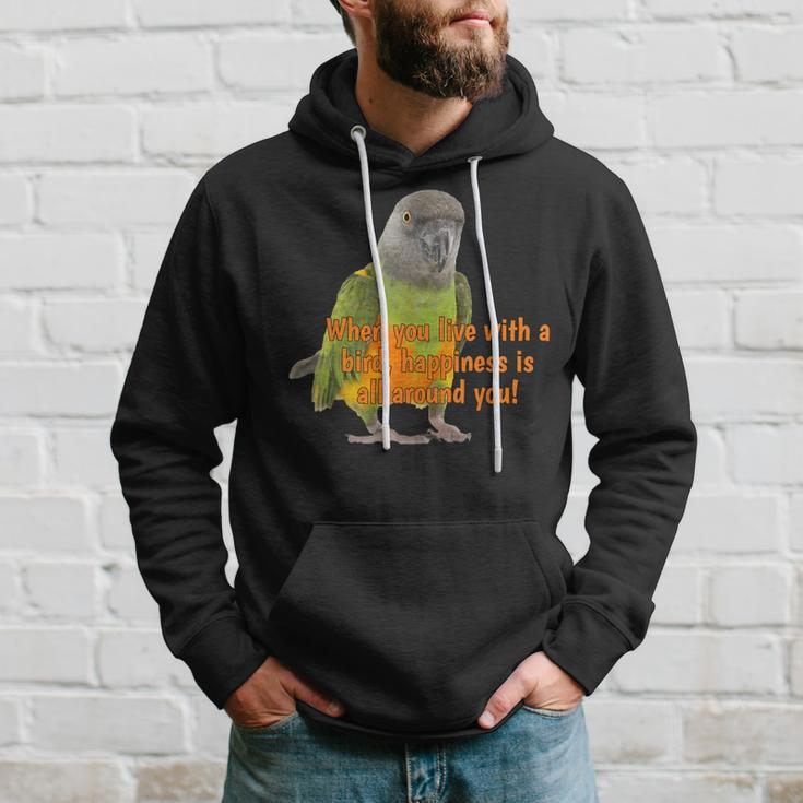 Senegal Parrot Happiness Hoodie Gifts for Him