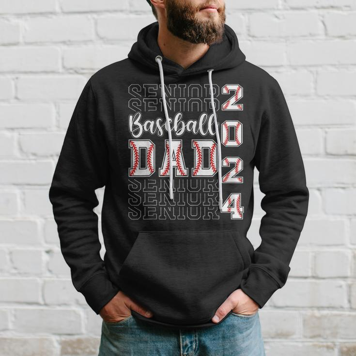Senior Dad 2024 Class Of 2024 Baseball Dad Graduation 2024 Hoodie Gifts for Him