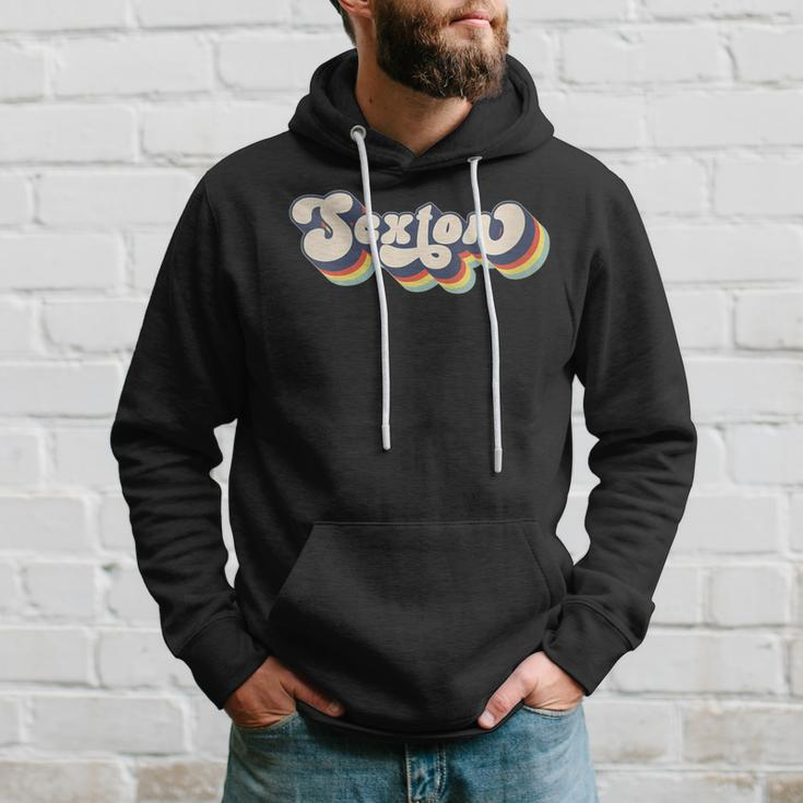 Sexton Family Name Personalized Surname Sexton Hoodie Gifts for Him