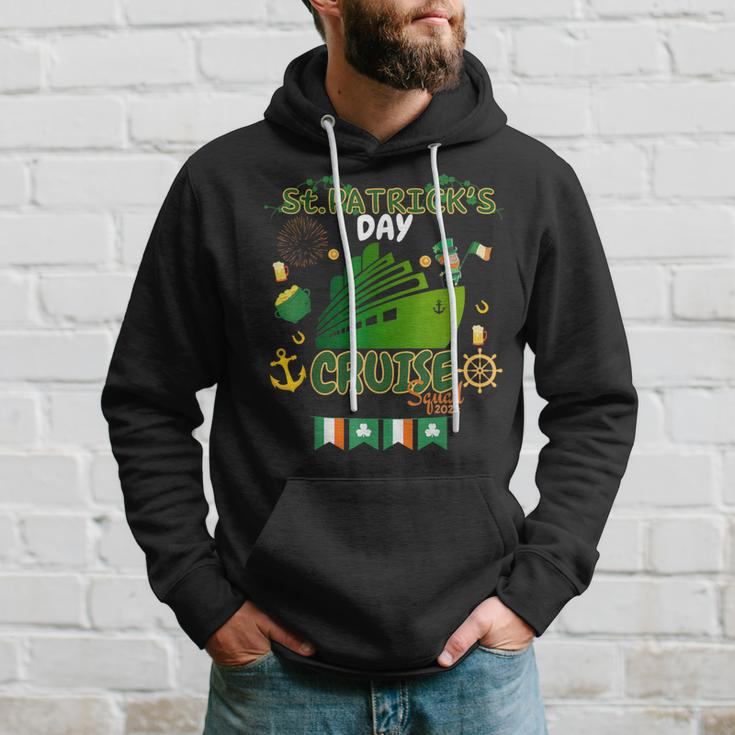 Shamrock Cruise Ship Ireland Flag St Patrick's Day Hoodie Gifts for Him