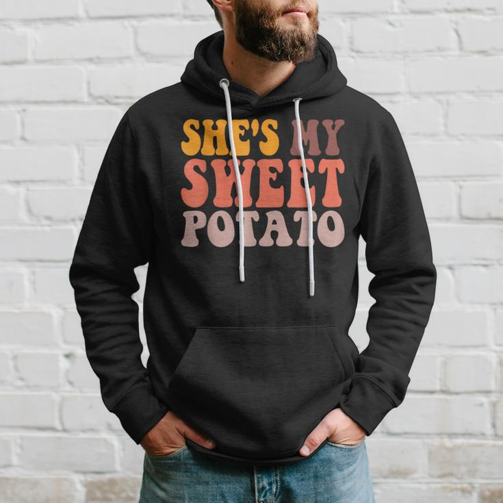 She Is My Sweet Potato I Yam Couples Valentine's Day Hoodie Gifts for Him