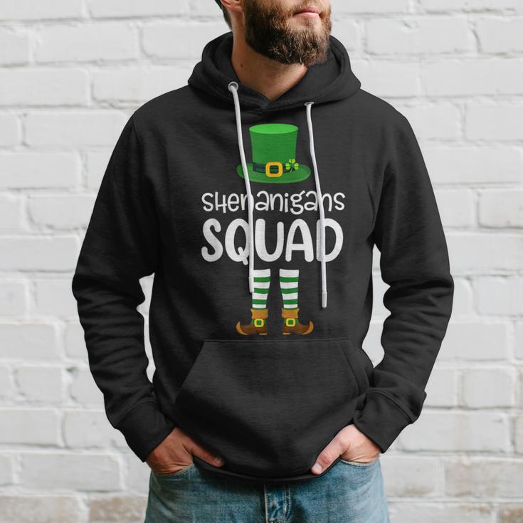 Shenanigan Squad Irish Leprechaun St Patrick's Day Hoodie Gifts for Him