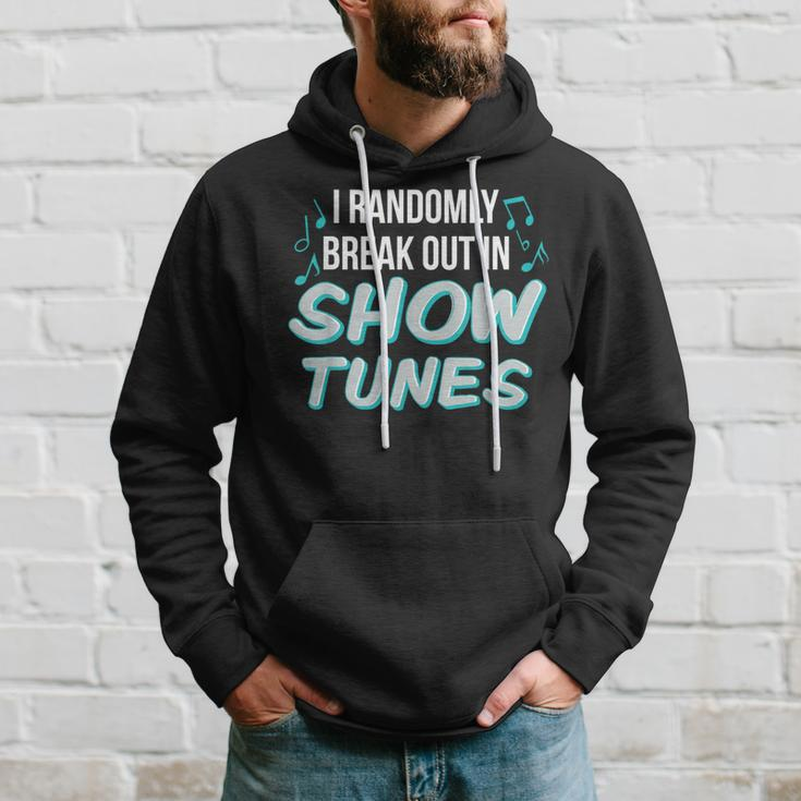 Show Tune Singer Theater Lover Broadway Musical Hoodie Gifts for Him