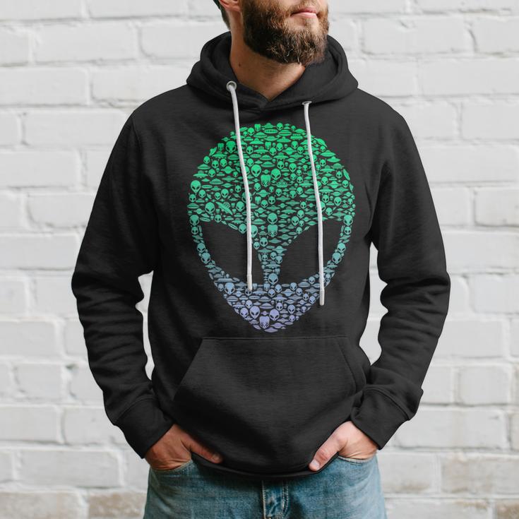 Silhouette Icon Alien Extraterrestrial Boys Alien Hoodie Gifts for Him