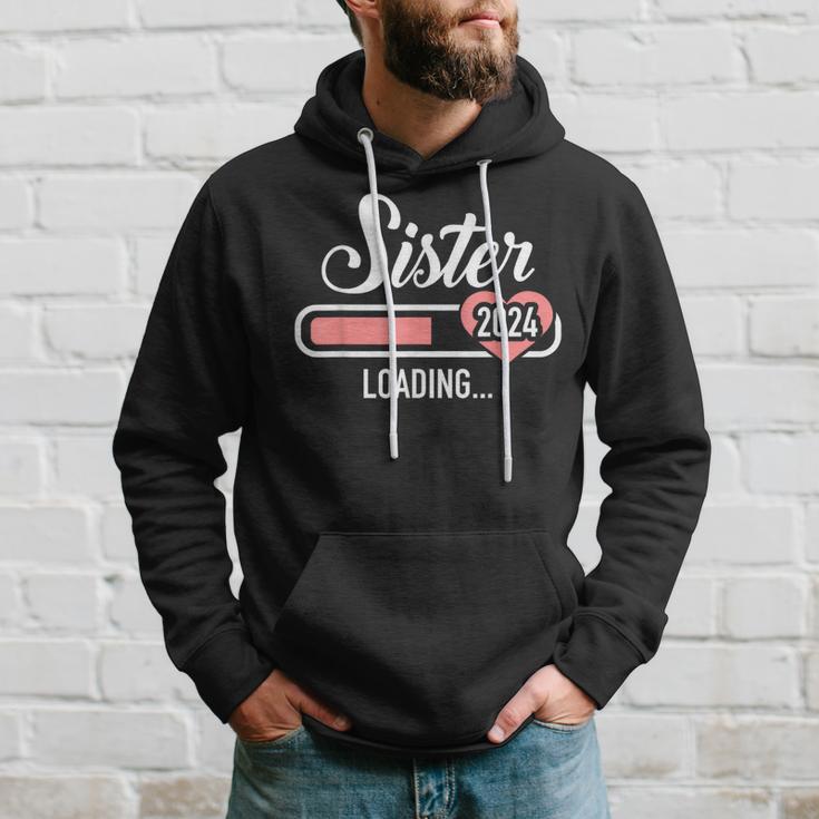 Sister 2024 Loading For Pregnancy Announcement Hoodie Gifts for Him