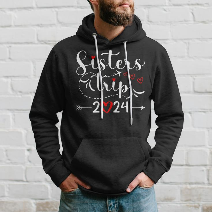 Sisters Road Trip 2024 Weekend Family Vacation Girls Trip Hoodie Gifts for Him