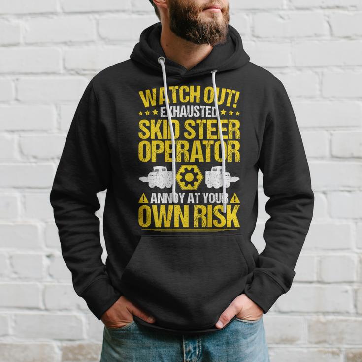 Skid Sr Loader Own Risk Skid Sr Operator Hoodie Gifts for Him