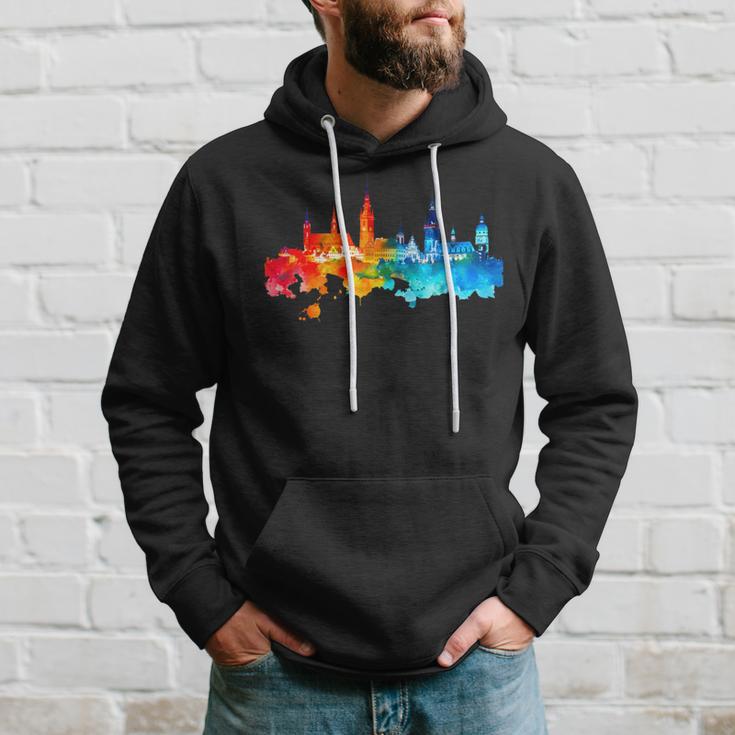 Skyline Nuremberg Hoodie Geschenke für Ihn