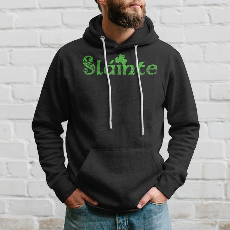 Slainte Sláinte Irish Cheers Health St Patrick's Day Hoodie Gifts for Him