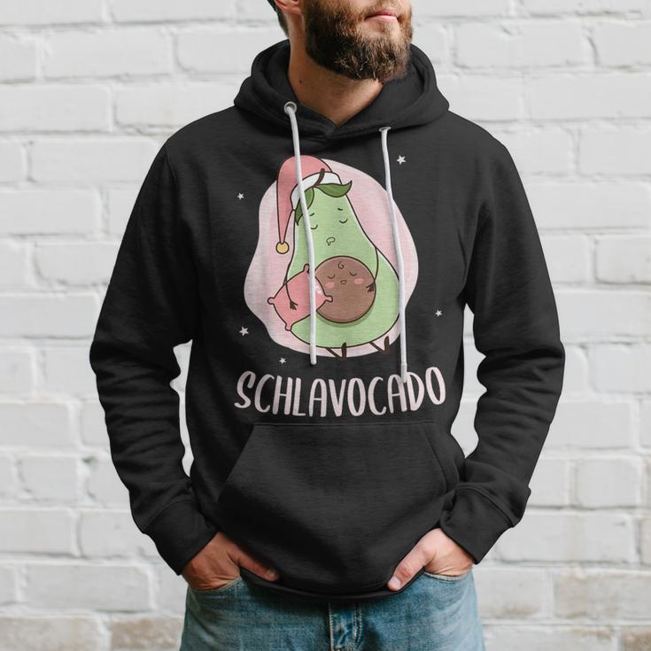 Sleep Avocado Sleep Pyjamas Slavocado Black Hoodie Geschenke für Ihn