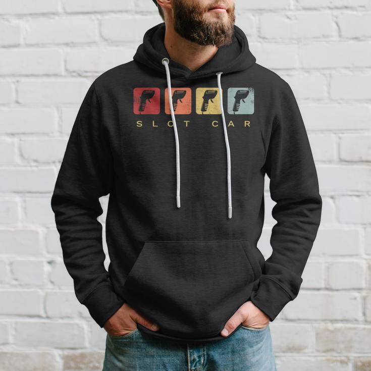 Slot Car Racing Controller Vintage Hoodie Gifts for Him