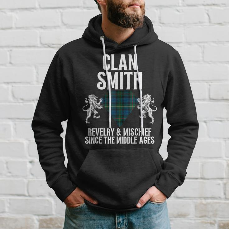 Smith Clan Scottish Name Coat Of Arms Tartan Family Party Hoodie Gifts for Him