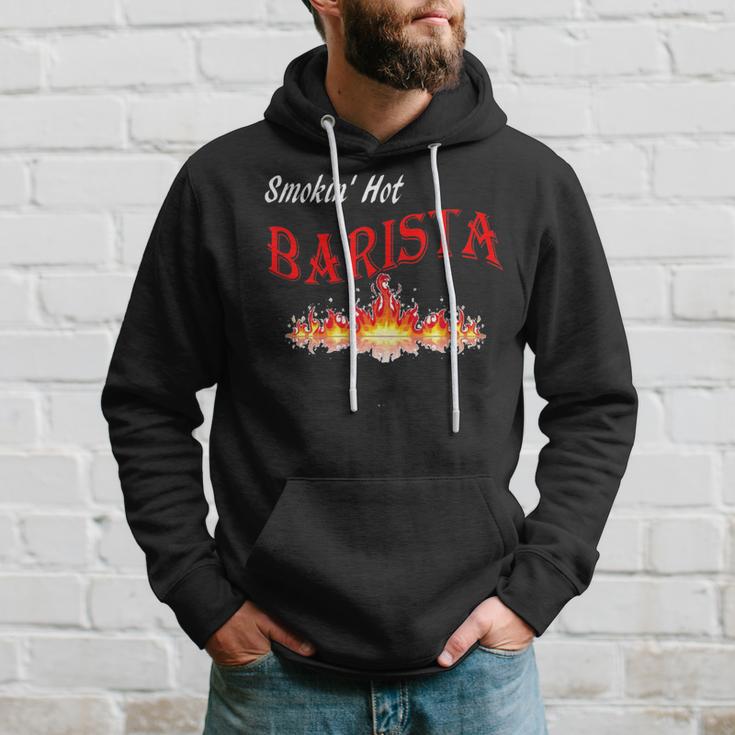 Smokin' Hot Barista Hoodie Gifts for Him