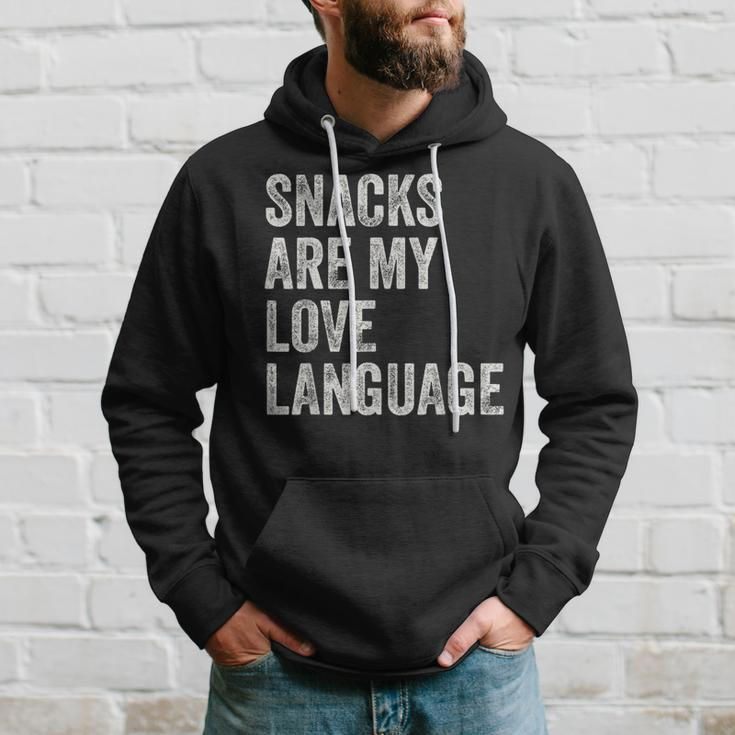 Snacks Are My Love Language Valentines Day Toddler Hoodie Gifts for Him