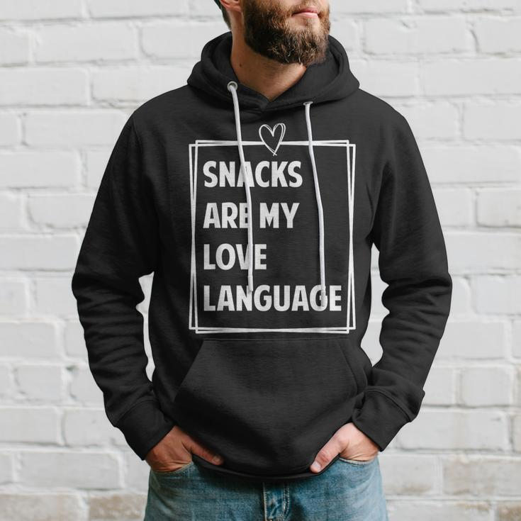 Snacks Are My Love Language Valentines Day Toddler Kid Hoodie Gifts for Him
