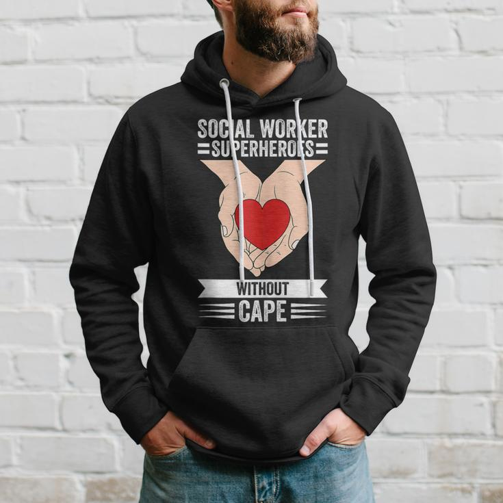 Social Worker Superheroes Without Cape Hoodie Gifts for Him
