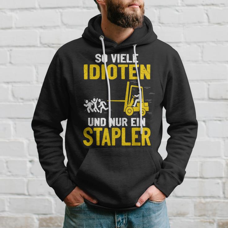 Soiele Idioten Und Nur Ein Forklift Driver Lagerist Kapuzenpullover Geschenke für Ihn