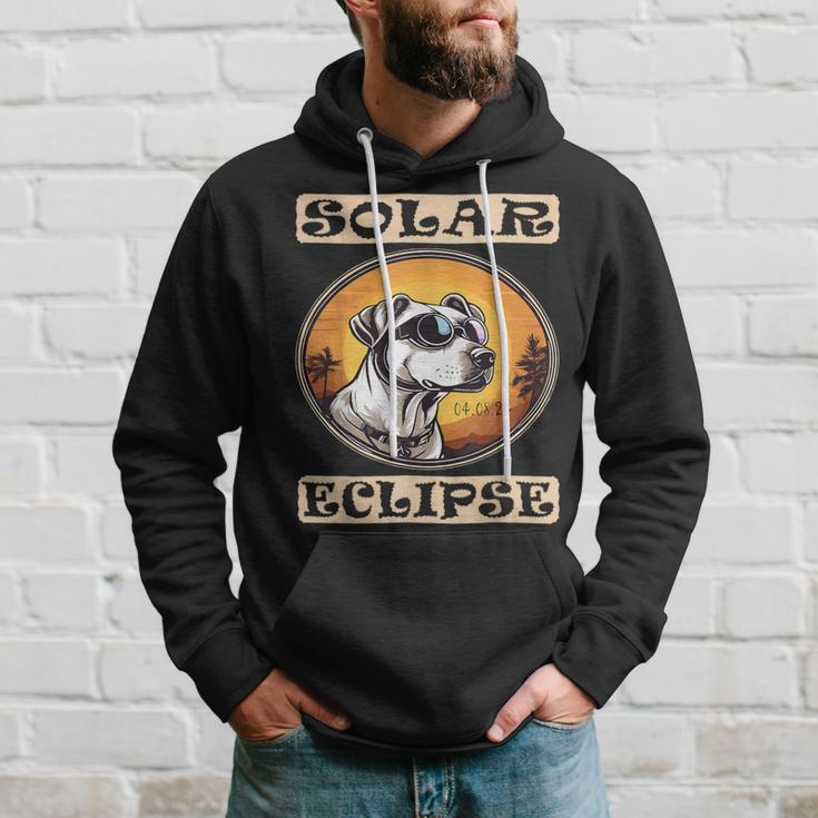 Solar Eclipse 2024 Dog Total Solar Astronomy Hoodie Gifts for Him