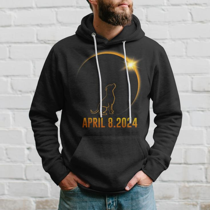 Solar Eclipse 2024 Dog Totality Hoodie Gifts for Him