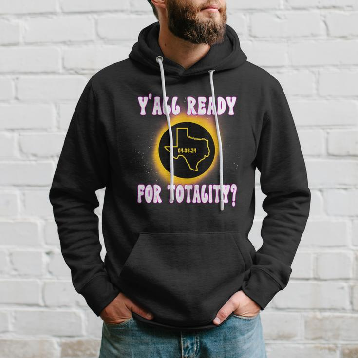 Solar Eclipse 2024 Texas Y'all Ready For Totality Hoodie Gifts for Him