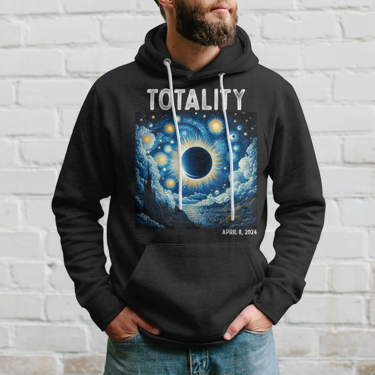 Solar Eclipse 2024 Totality April 8Th Astronomy Science Hoodie Gifts for Him