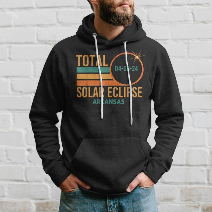 Solar Eclipse Arkansas April 8 2024 Total Totality Hoodie Gifts for Him