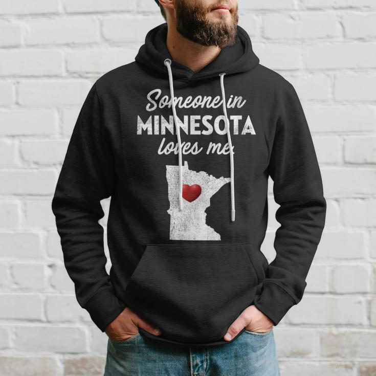 Someone In Minnesota Loves Me Minnesota Mn Hoodie Gifts for Him