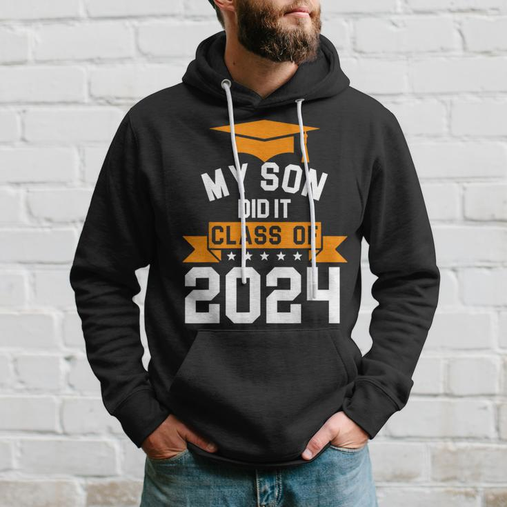 My Son Did It Class Of 2024 Graduation Proud Family Hoodie Gifts for Him
