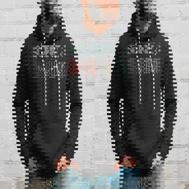 Sorry I-Dgaf Hidden Message Guitar Chords Music Note Hoodie Gifts for Him