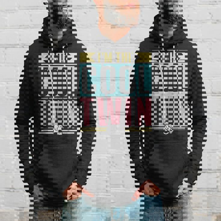 Soy El Gemelo Genial Chicas Gemelos Chicos Humor Twin Sudadera Regalos para él