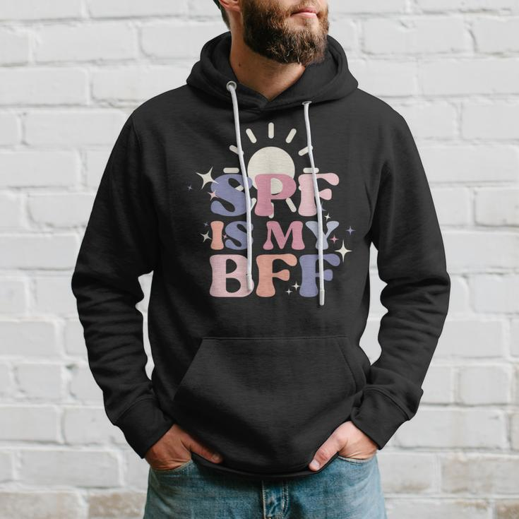 Spf Is My Bff Sunscreen Skincare Esthetician Hoodie Gifts for Him