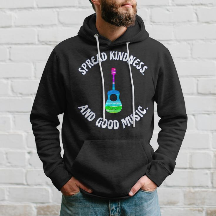 Spread Kindness And Good Music Guitar LoveHoodie Gifts for Him