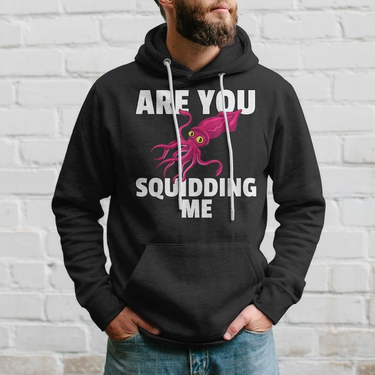 Are You Squidding Me Squid Octopus Marine Biology Hoodie Gifts for Him