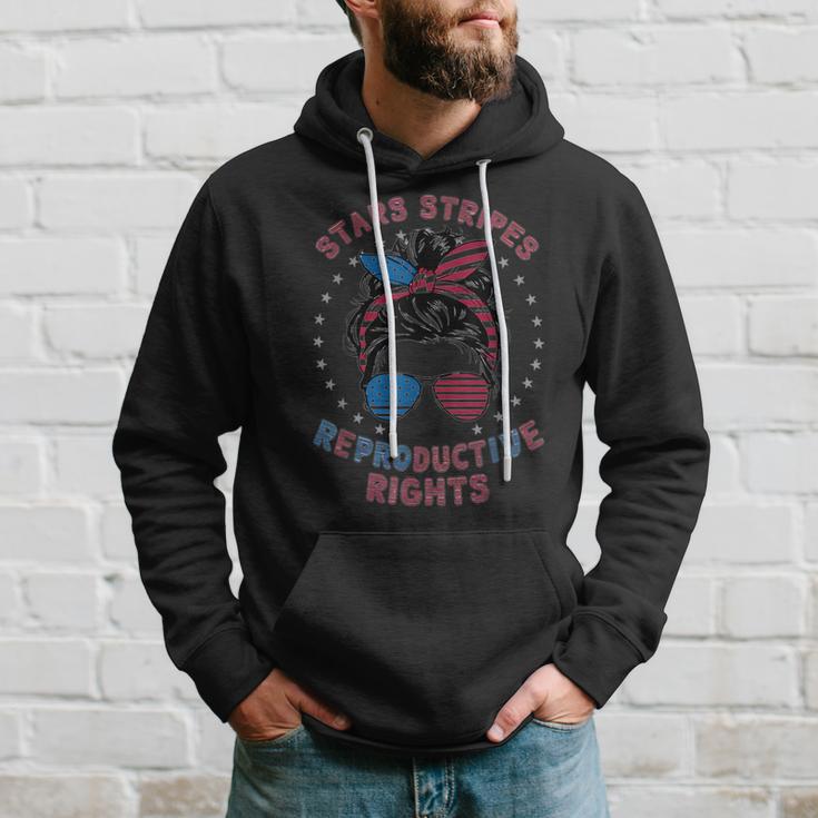 Stars Stripes Reproductive Right Patriotic 4Th Of July Hoodie Gifts for Him