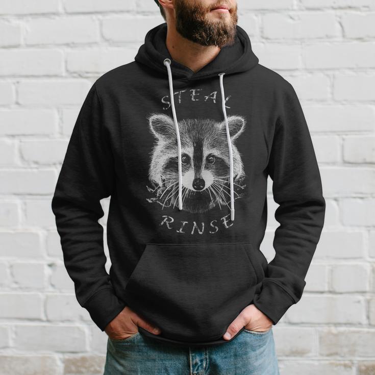 Steal And Rinse Code Of Conduct Raccoon Face Apparel Hoodie Gifts for Him