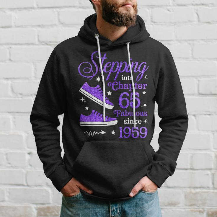 Stepping Into Chapter 65 Fabulous Since 1959 65Th Birthday Hoodie Gifts for Him