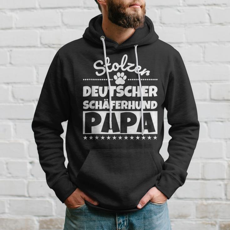 Stolzer Deutscher Schäferhund Papa Kapuzenpullover Geschenke für Ihn