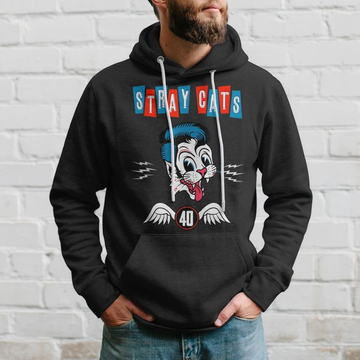 Stray Game Cats Cat Straycats 2019 40Th Hoodie Seseable UK