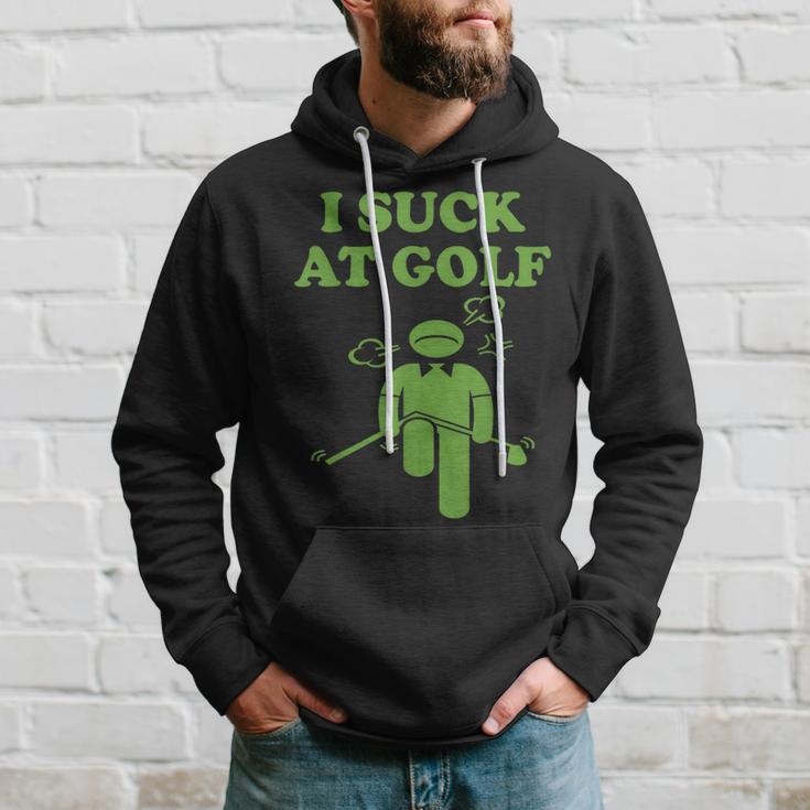 I Suck At Golf Loser Golfer Golf Buddy Friend Golfing Hoodie Gifts for Him