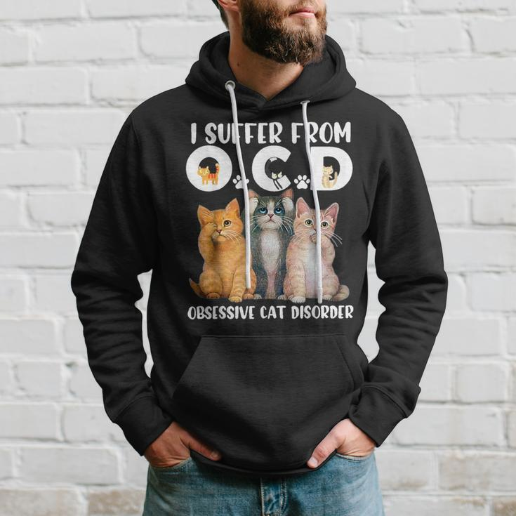 I Suffer From Obsessive Cat Disorder Pet Lovers Hoodie Gifts for Him