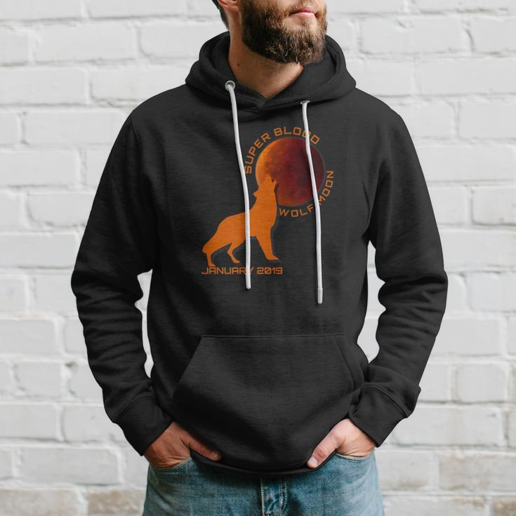 Super Blood Wolf Moon First 2019 Eclipse Hoodie Gifts for Him