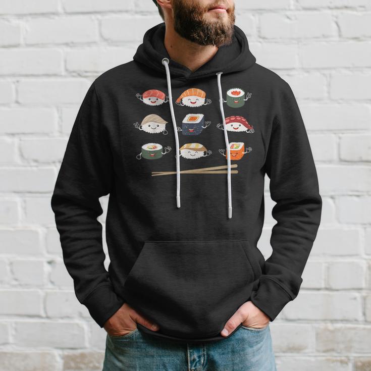 Sushi Liebhaber Geschenk Sushi Lustige Sushi Roll Kawaii Japanisch Kapuzenpullover Geschenke für Ihn